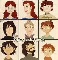 asoiaf - the stark bunch