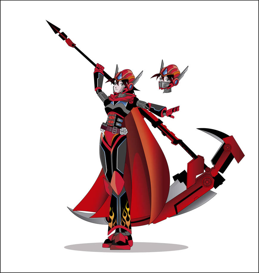 Ruby Rose Prime - Daughter of Optimus Prime by Jackson-Oliver on DeviantArt