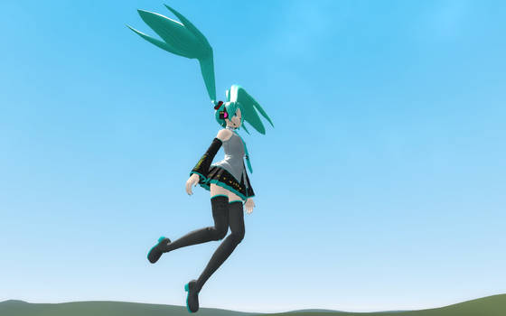 Flying Miku 3...