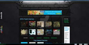 HTML5 Flash Games Website
