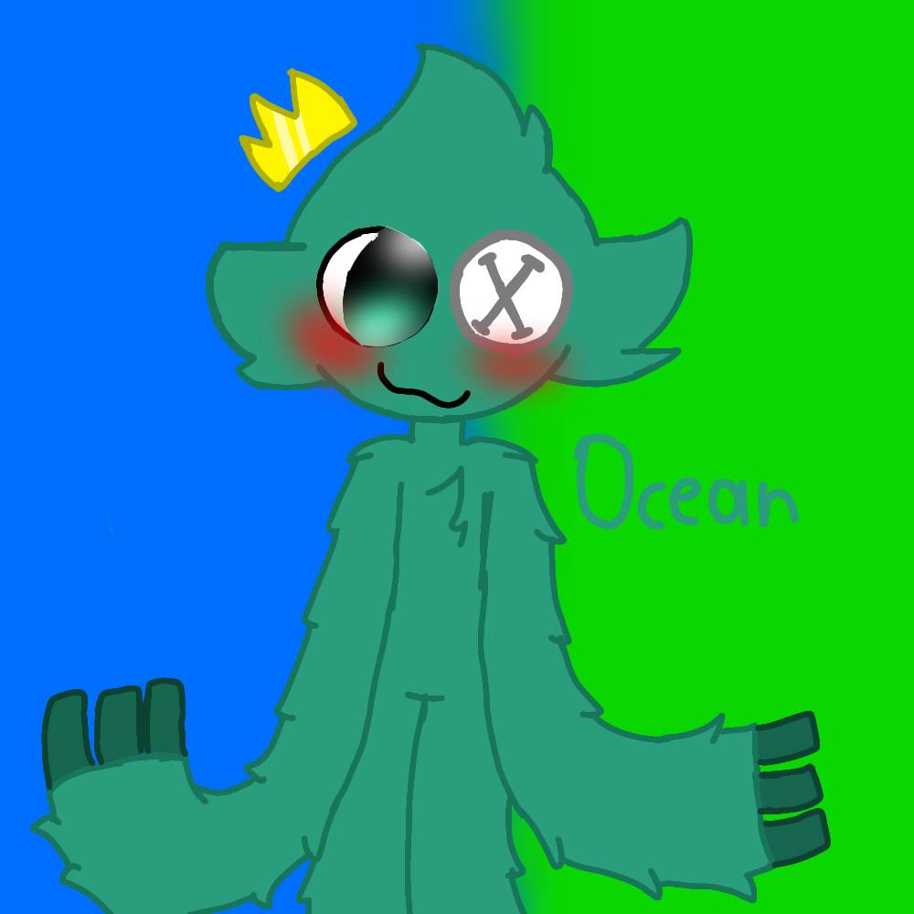 Ocean(blue x green rainbow friends) by Millylika on DeviantArt