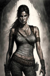 Sandra Bullock as Lara Croft tomb raider