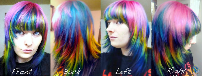 Rainbow Hair 360