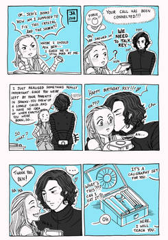 Star Wars Reylo Rey Bday Comic