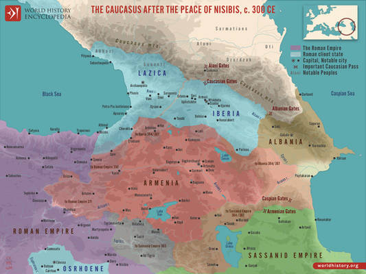 The Caucasus after the Peace of Nisibis 300