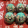 Zombie creeps ornaments!