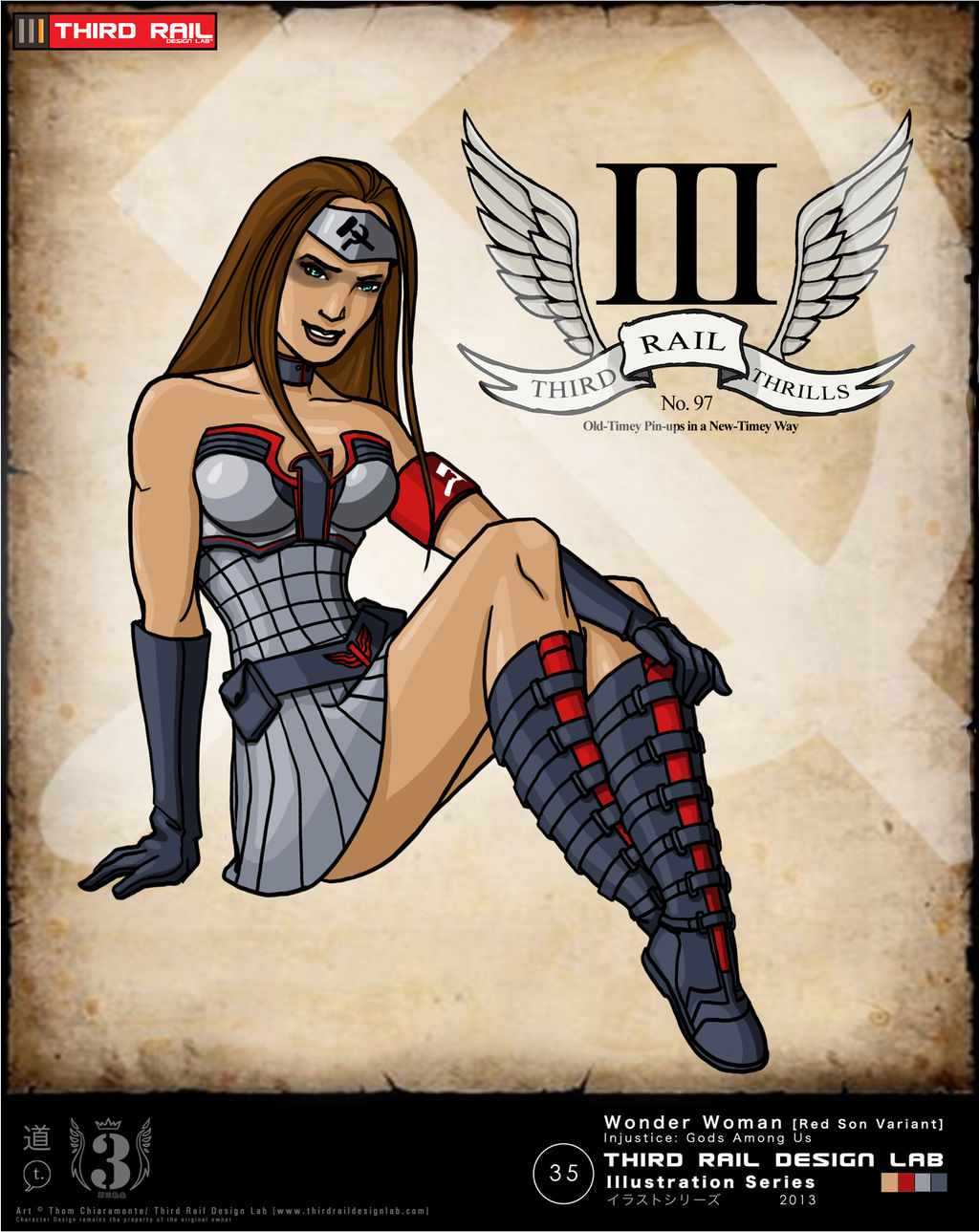 H.O.T Injustice Art Contest Wonder Woman Red Son