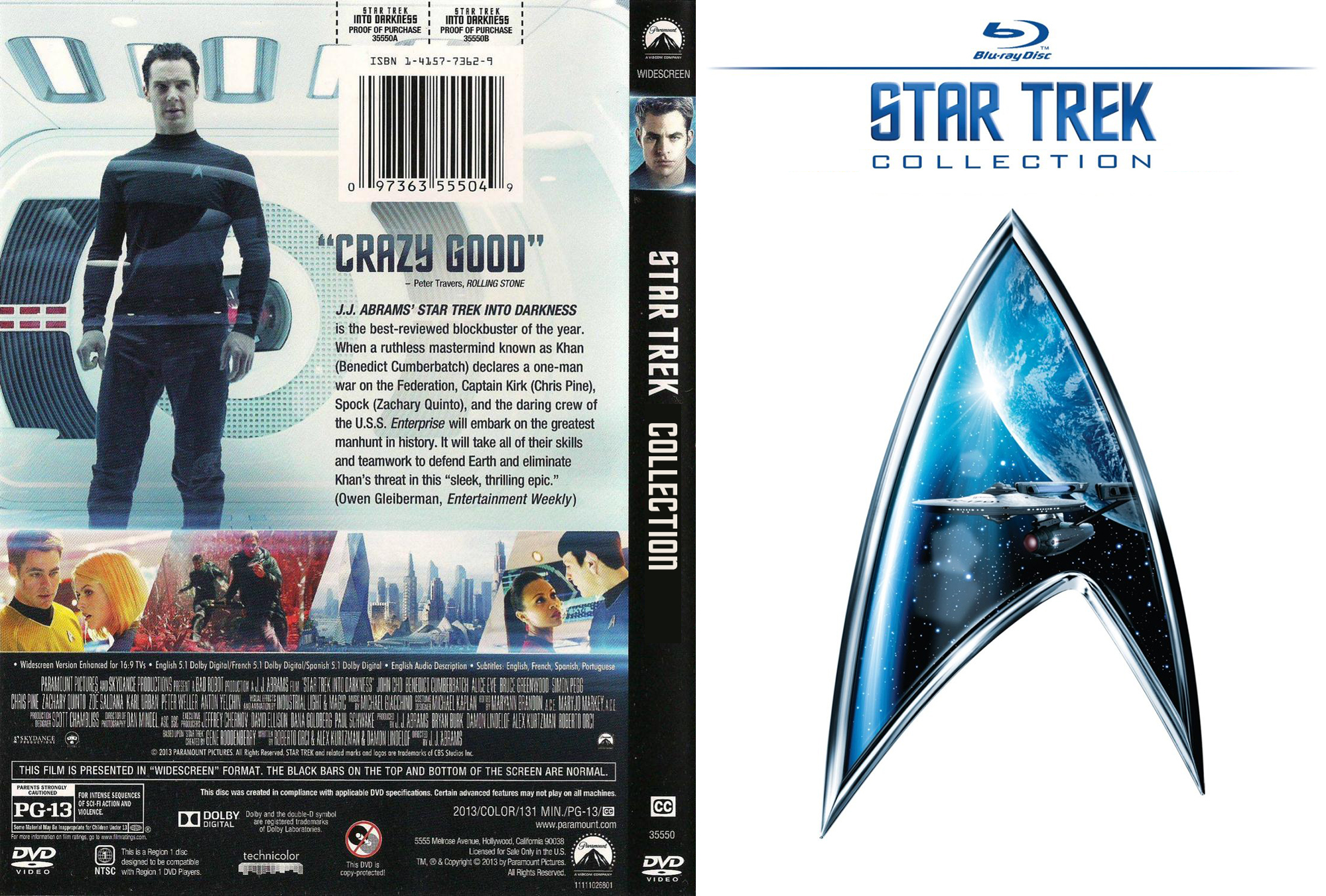 Star Trek Collection custom DVD cover