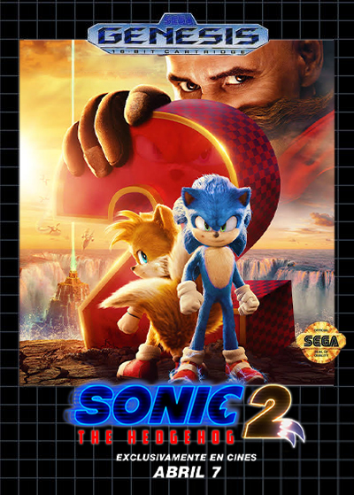 Novo poster de Sonic the Hedgehog 2 homenageia a box art de Sonic 2 na Sega  Genesis