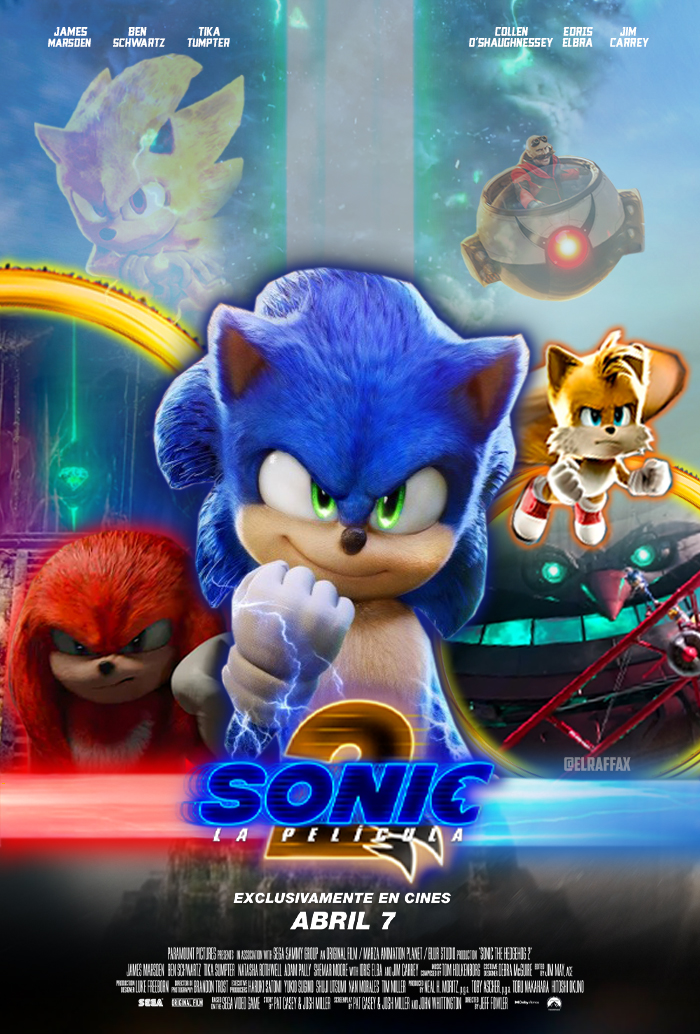 Sonic the hedgehog movie 3 poster remake! : r/SonicTheMovie