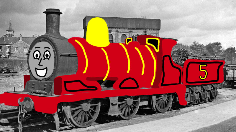 Rms First Red Engine Jamesfan143 the Red Engine by Thomasfan423 on DeviantArt