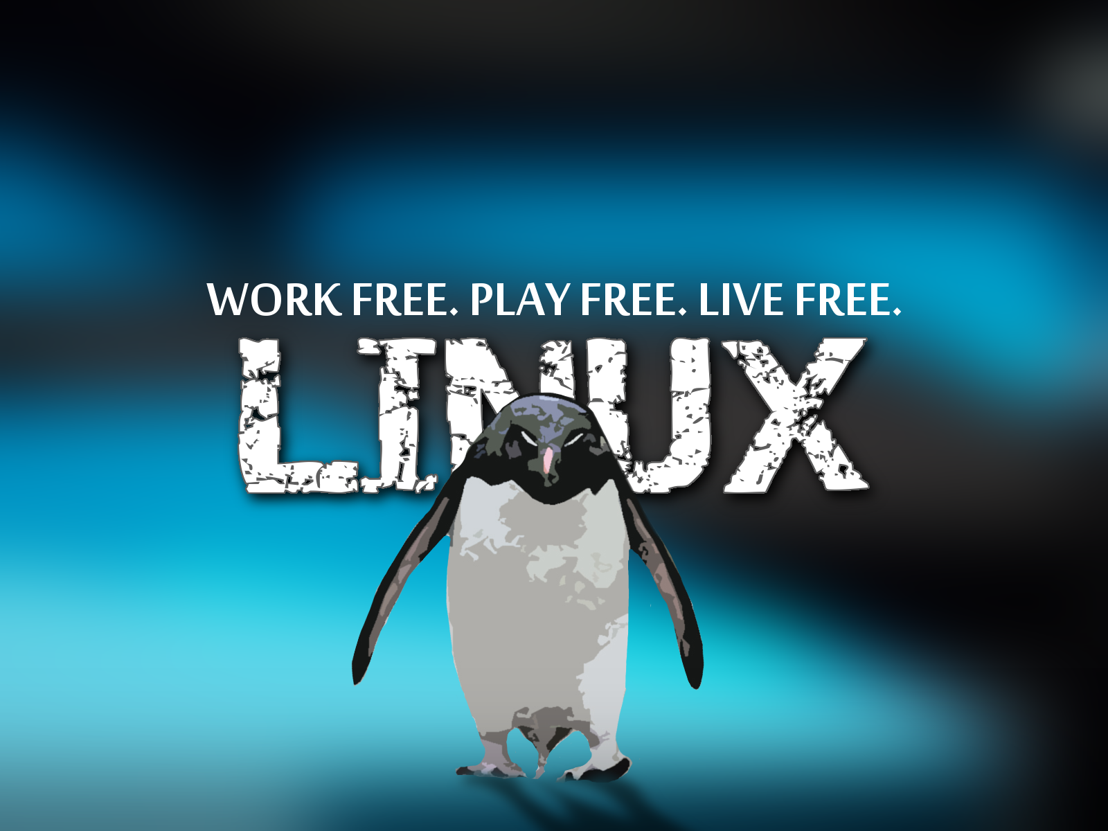 Live Free OS Wallpaper Rough Draft