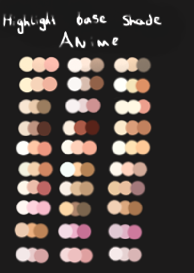 Skin tones