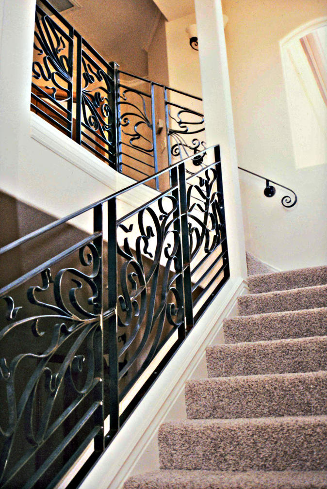 Art Nouveau Stairway Railing by ou8nrtist2 on DeviantArt