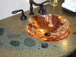 Copper Crenelated Sink by ou8nrtist2