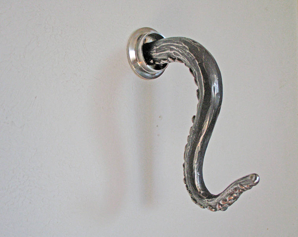 Octopus Tentacle Bathroom Towel Hook by ou8nrtist2 on DeviantArt
