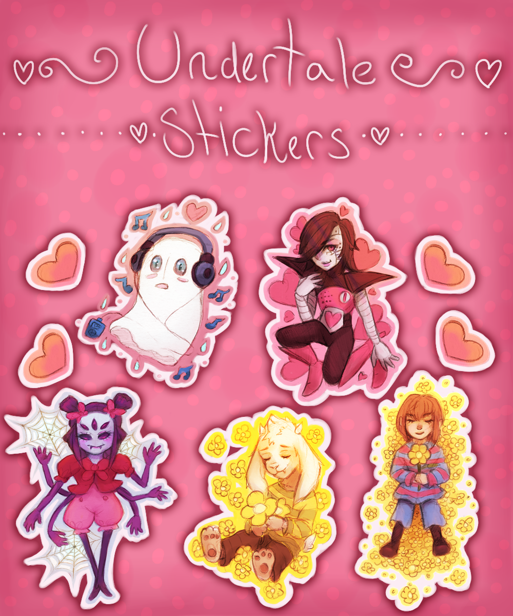 - UNDERTALE STICKERS + PRINTS NOW AVAILABLE - by Cloudnixus on DeviantArt