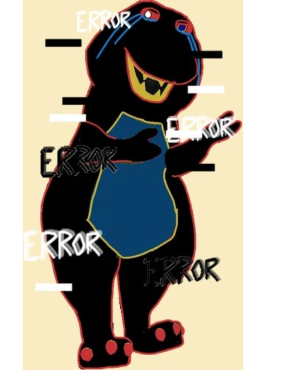 Barney Error Rage Monster Error Barney by EMcgraw on DeviantArt