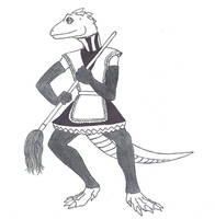 NINJA SPACE LIZARD MAID