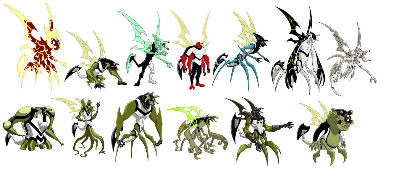 Insectoide ben10: fusiones de Insectoide by becean on DeviantArt