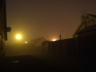 misty night