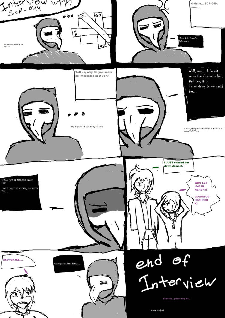 Scp Interview SCP- Interview with SCP-049 by Konan720 on DeviantArt