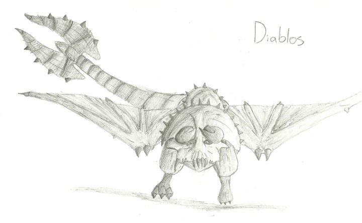 Diablos (Monster Hunter 3) by Vertell on DeviantArt