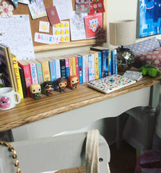 Blue's desk