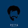 Rajinikanth Design Petta minimal movie poster