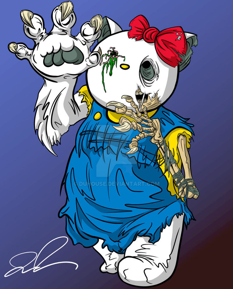 Undead Hello Kitty by DuHouse on DeviantArt