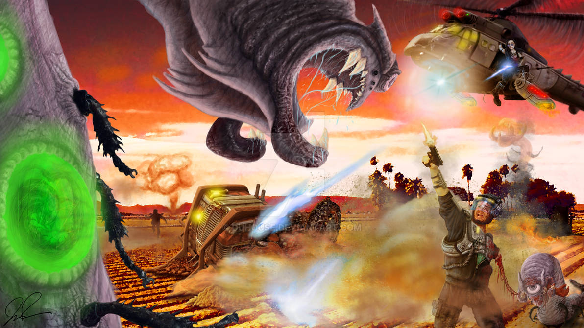 Alien Invasion Setting Alien Invasion Environment Art by DuHouse on DeviantArt