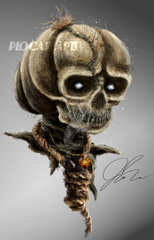 New Scarecrow Head Concept Art