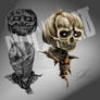 Scarecrow Head Concept Art Evolution