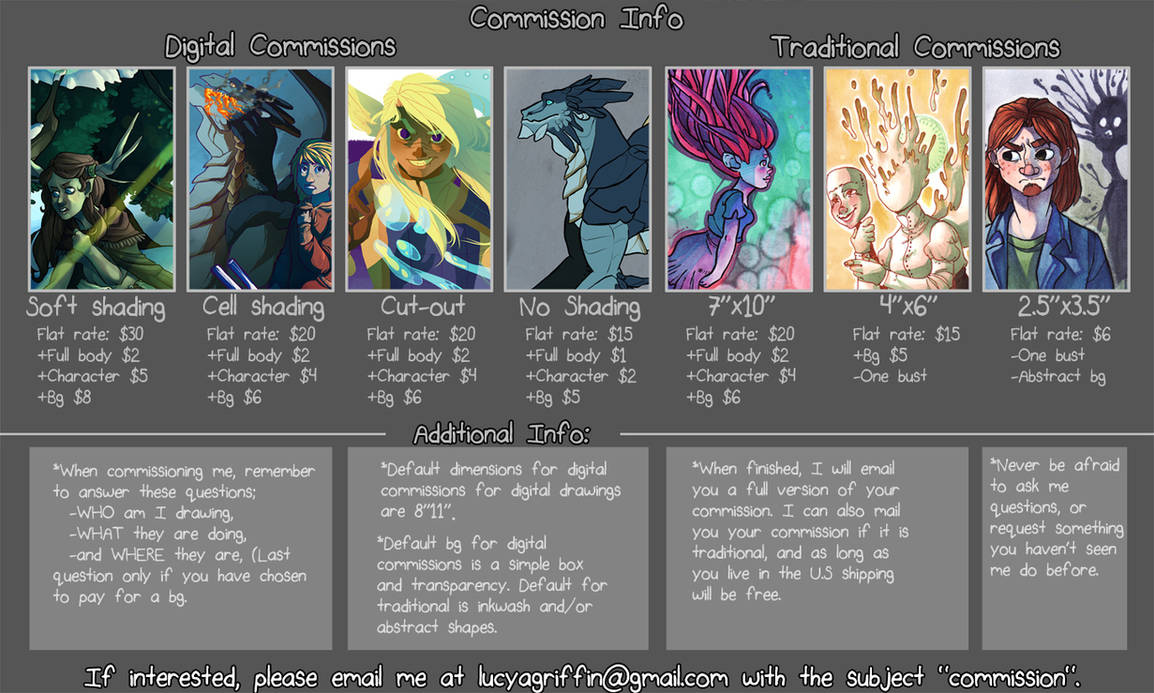 Commission Info by DruidTeeth