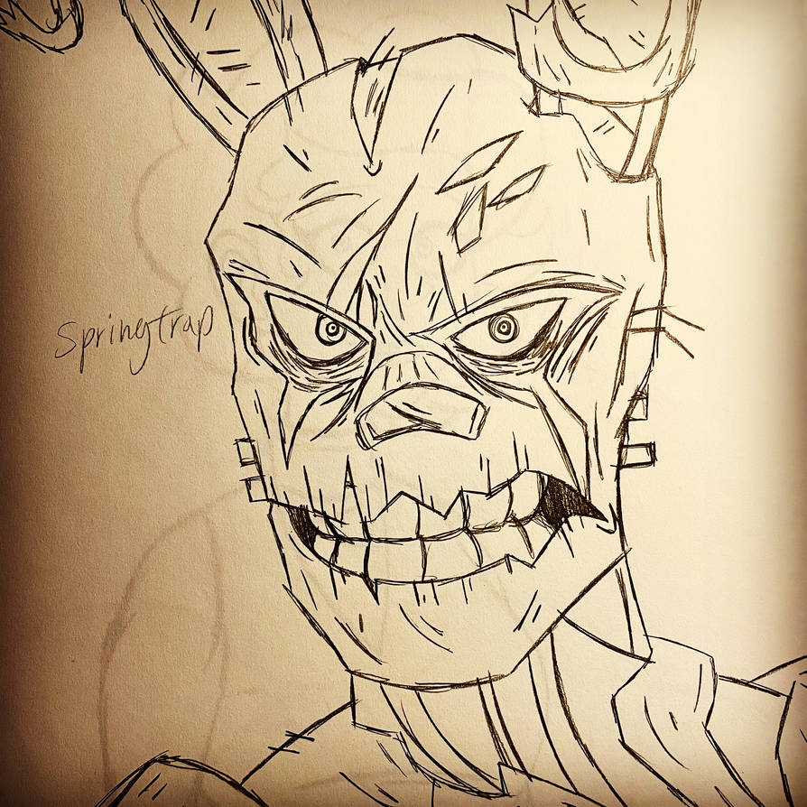 Springtap Art Springtrap by Aldocantero on DeviantArt