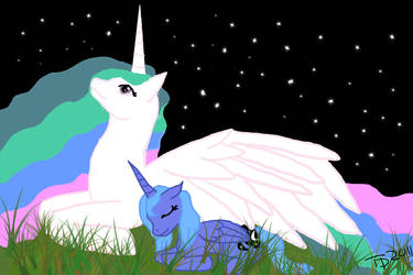 Princess Celestia and Princess Luna