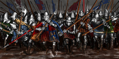 The French Vanguard, Agincourt, 25 October 1415