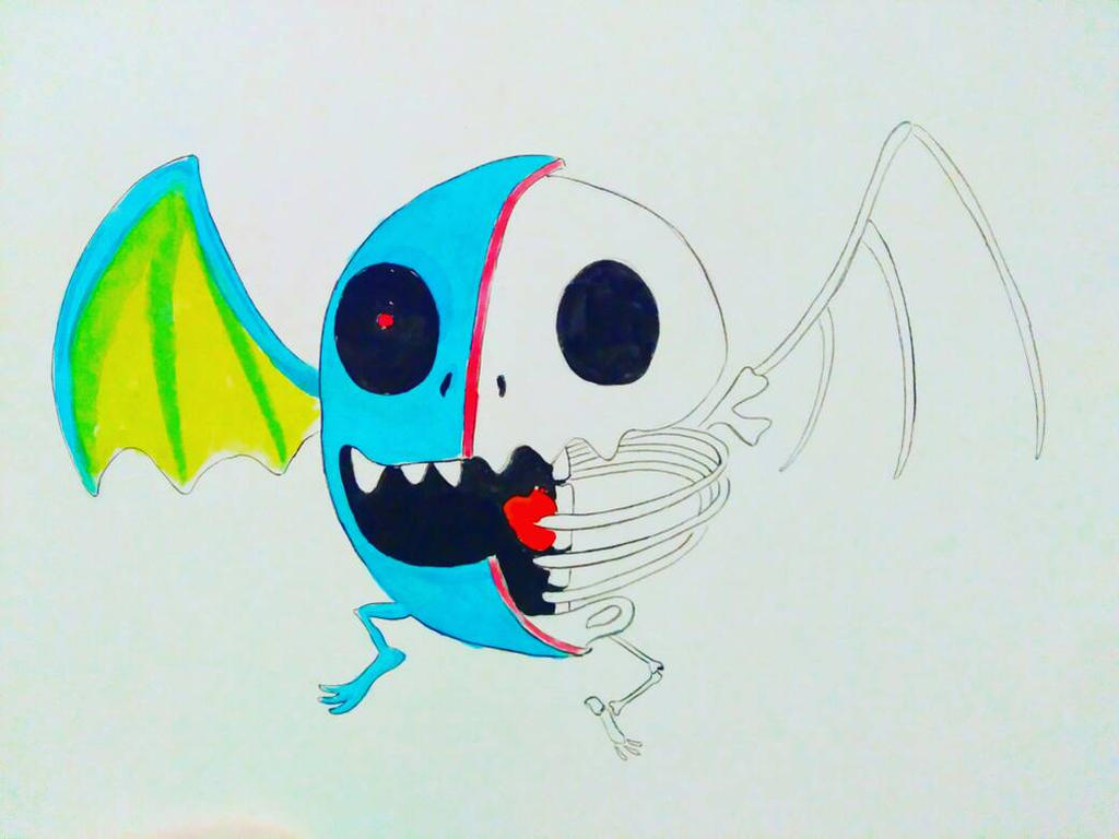 Flying Rod Monster Flying monster by pine97 on DeviantArt