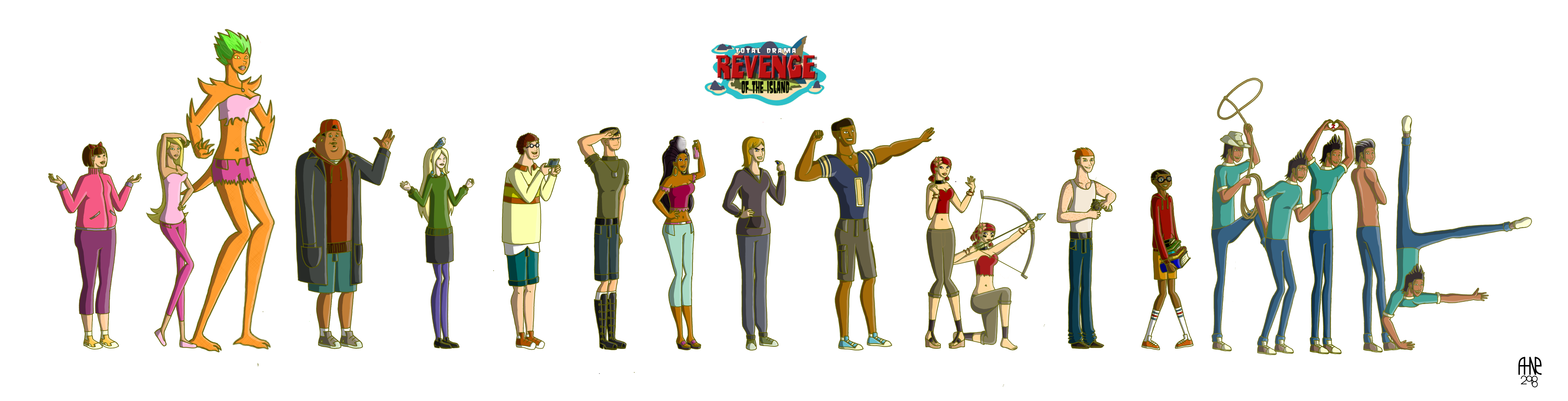 Fan art Total Drama: Revenge of the Island Total Drama Season 5