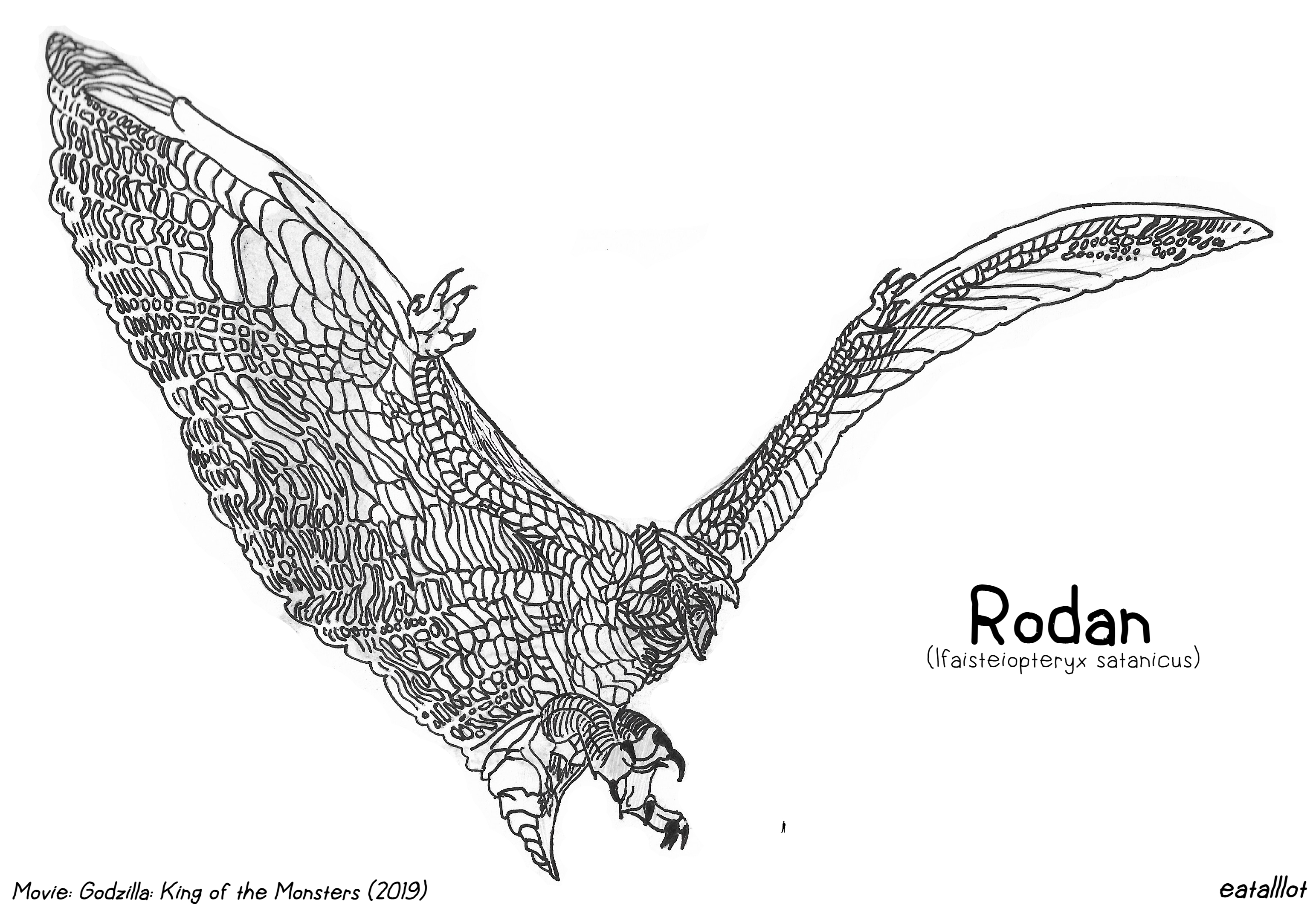 Monsterverse - Rodan by Creature-Studios on DeviantArt