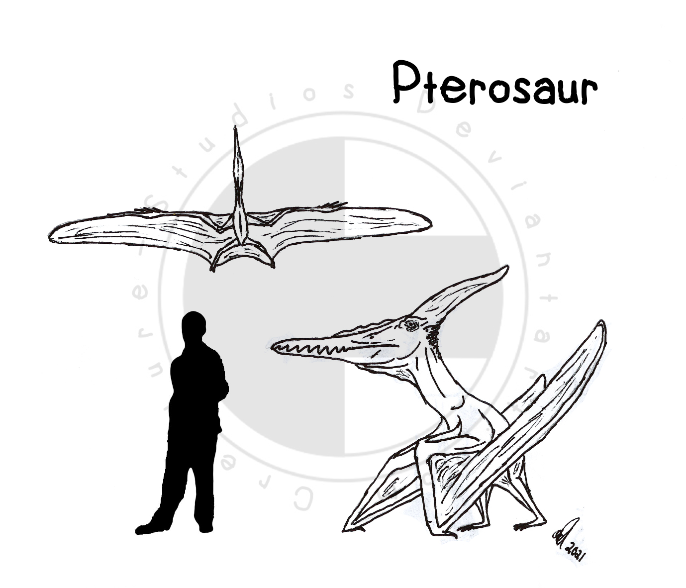 Were-Pterodactyl by kefkorr on DeviantArt