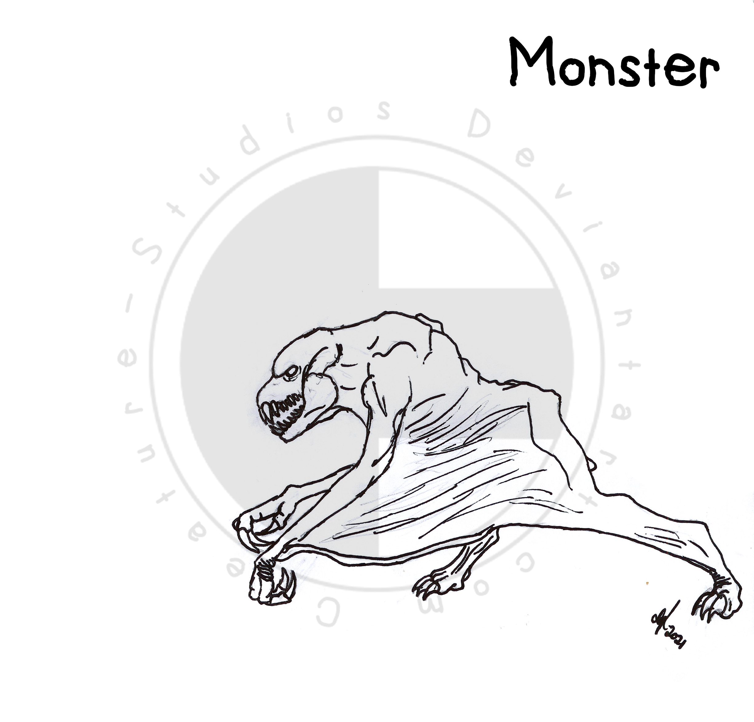The Monster by Creature-Studios on DeviantArt