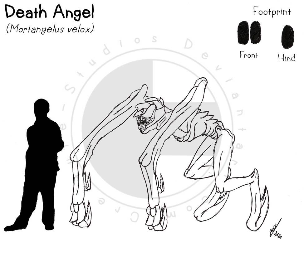 How to draw Death Angel (A Quiet Place) 