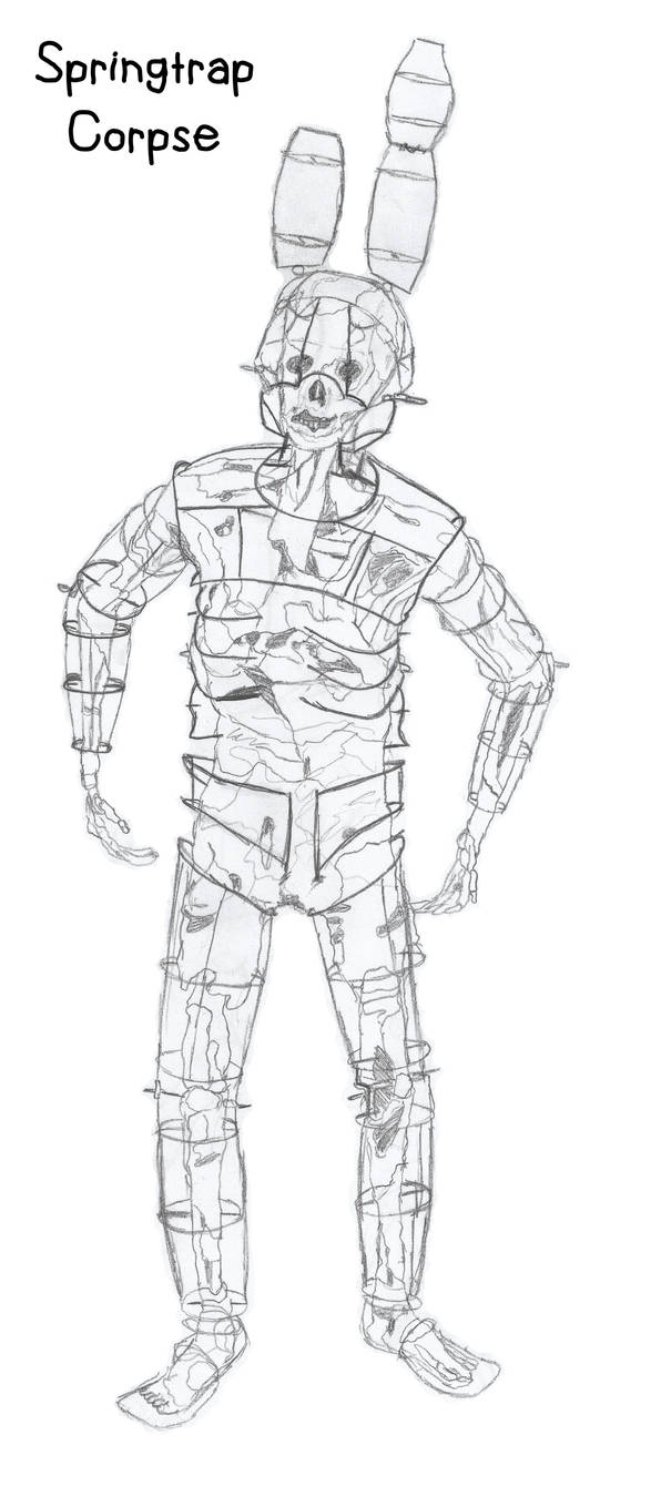FNAF - Springtrap Corpse by Creature-Studios on DeviantArt