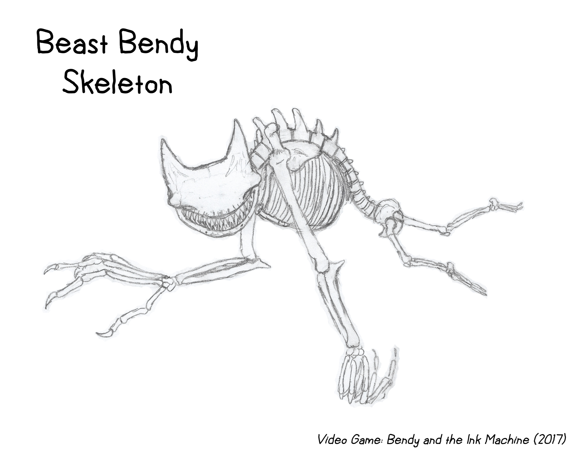 Beast Bendy Skeleton by Creature-Studios on DeviantArt