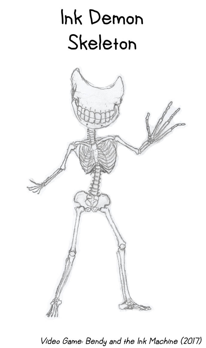 Ink Demon Skeleton by Creature-Studios on DeviantArt