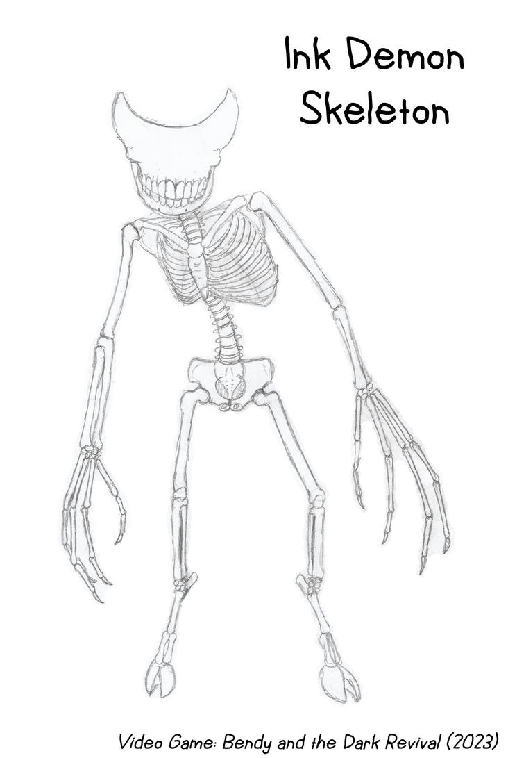 Dark Revival Ink Demon Skeleton by Creature-Studios on DeviantArt