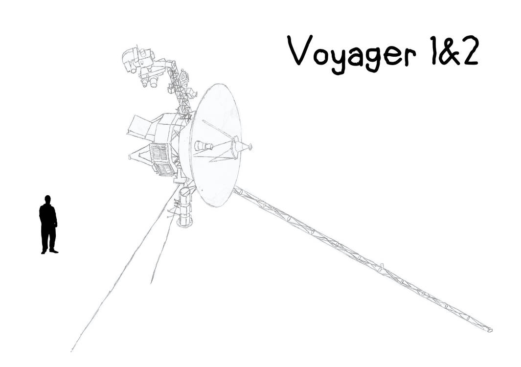 Spacecraft - Voyager 1 and 2 by Creature-Studios on DeviantArt
