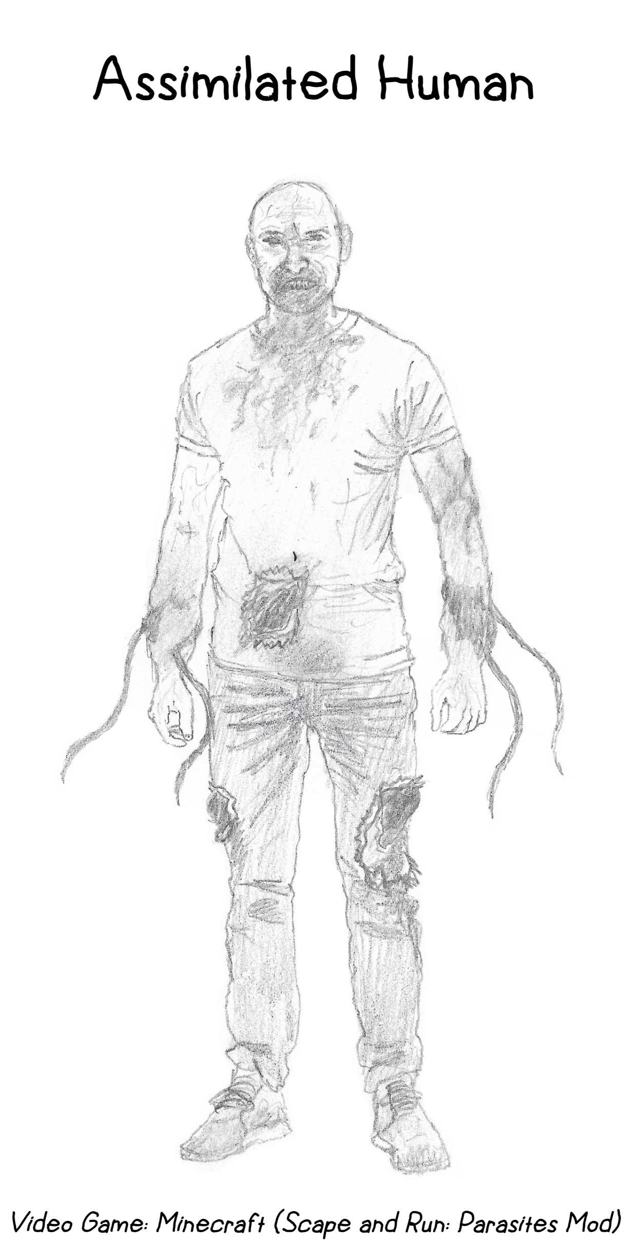 Video Game Monsters - Assimilated Human by Creature-Studios on DeviantArt