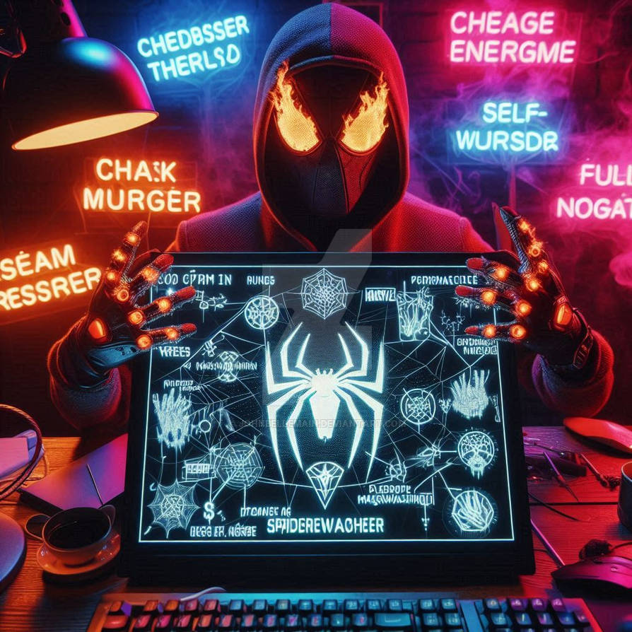 Spiderman - the hacker by JohnBellemain on DeviantArt